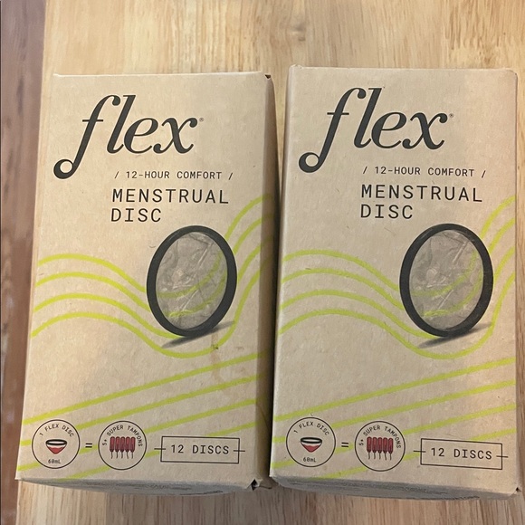 Flex Menstrual Disc 12-Hour Comfort - 12 discs per pack (2packs) - Picture 1 of 5